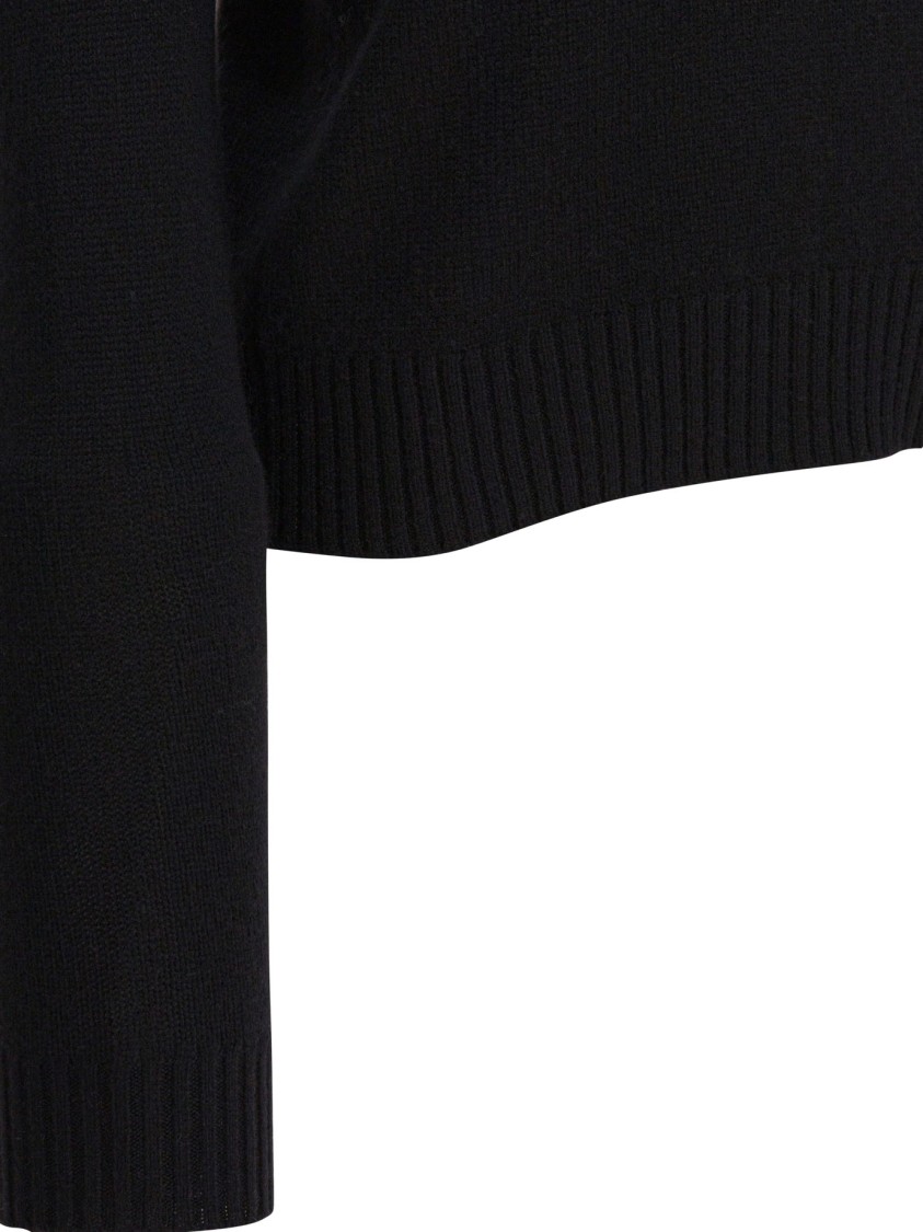 Lisa Yang Cashmere Knit Sweater In Black