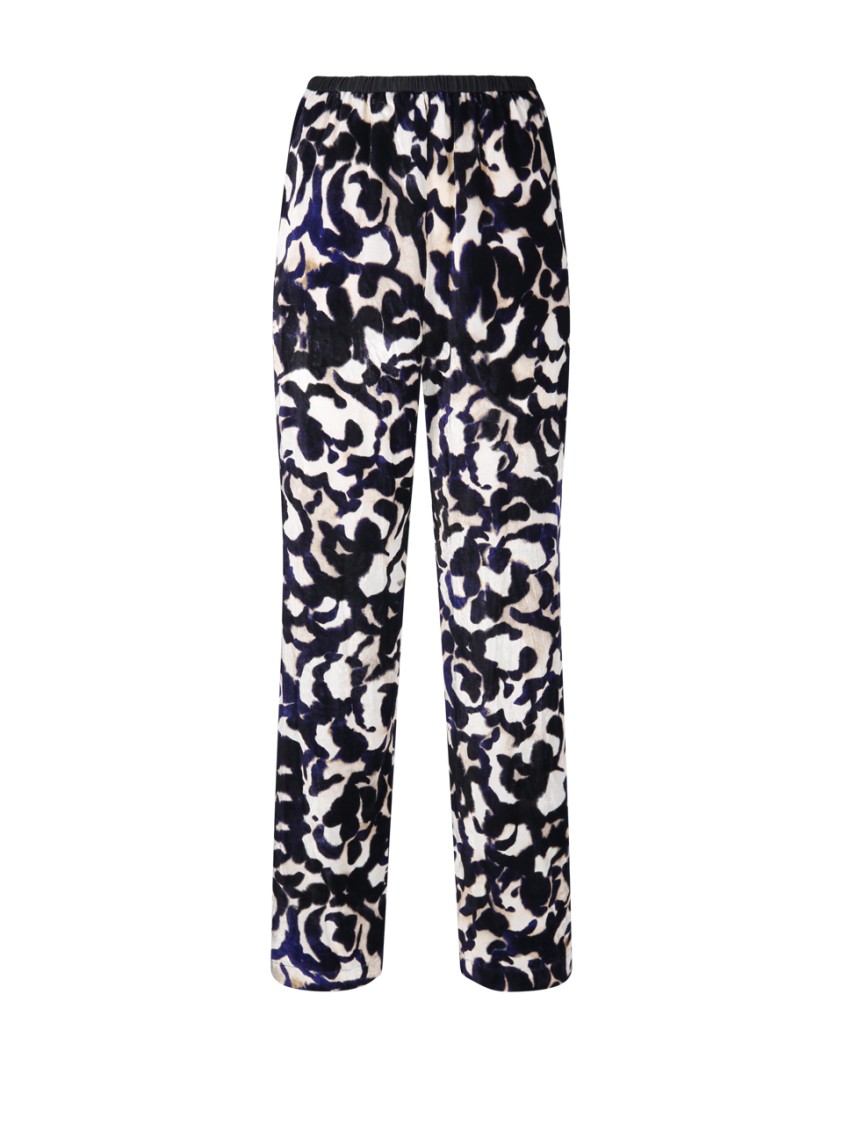 Forte Forte Alchemy Velvet Flared Pant In Black