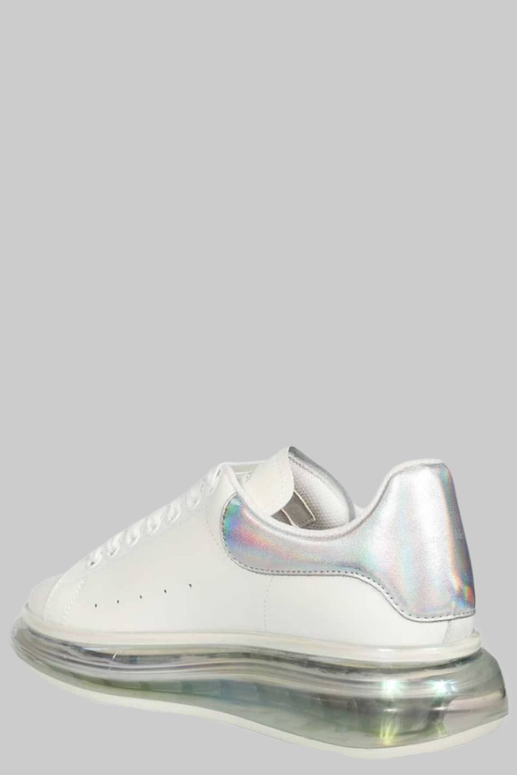 ALEXANDER MCQUEEN ALEXANDER MCQUEEN OVERSIZED SOLE SILVER SNEAKER