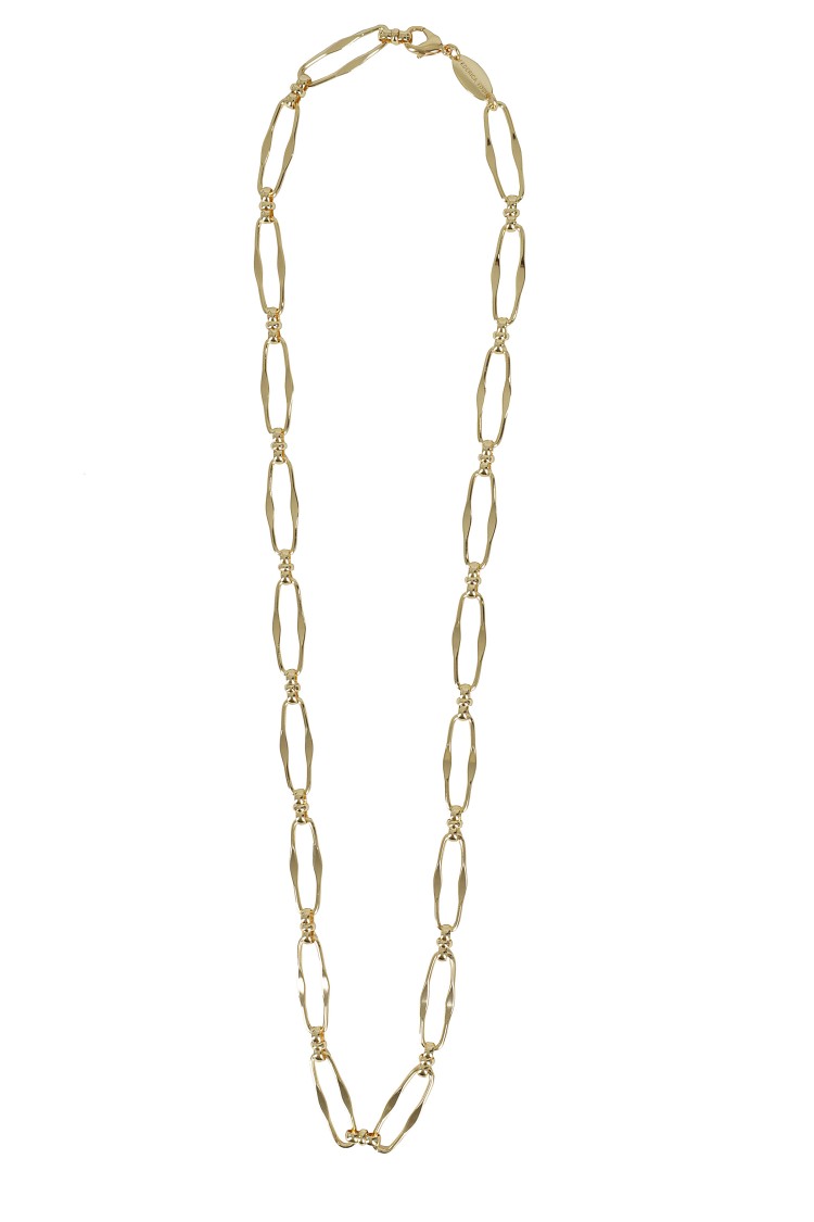 Federica Tosi Long Sylvie Necklace In Gold
