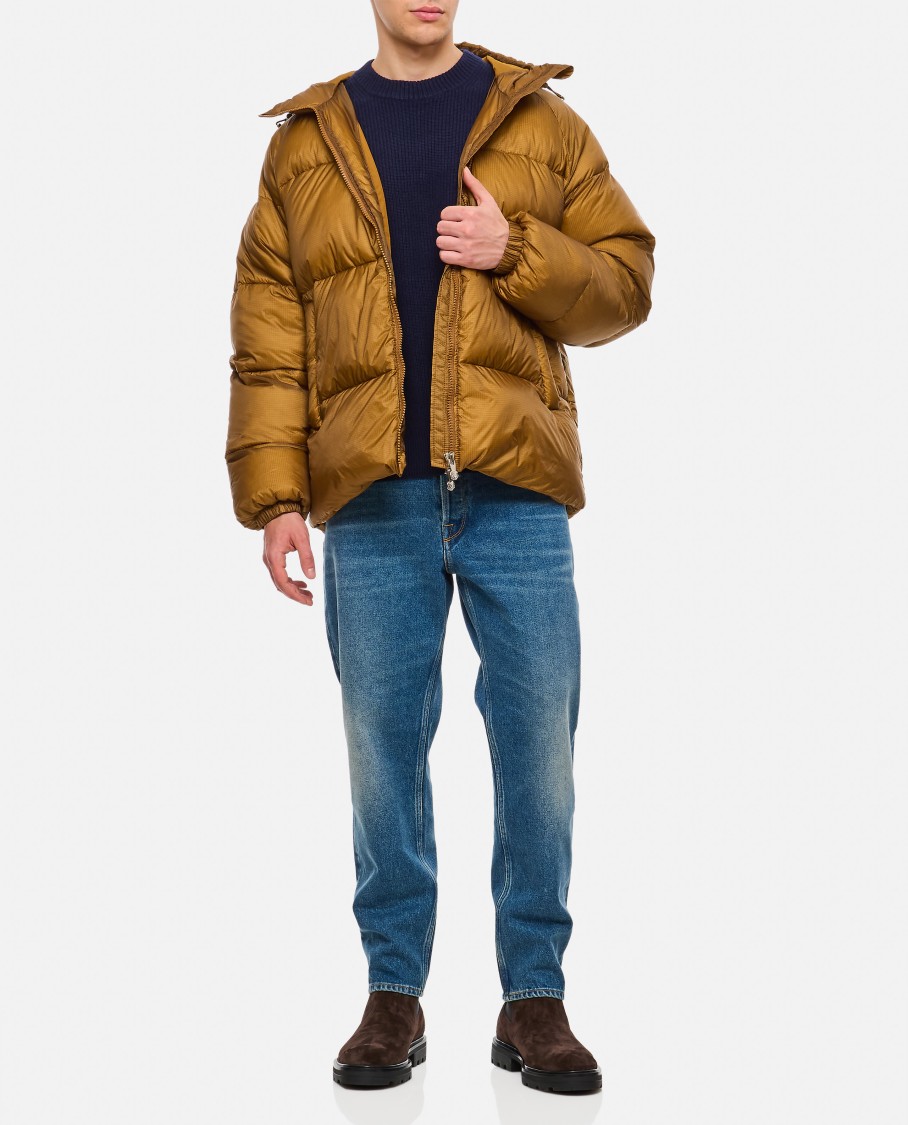 Pyrenex Sten Ripstop Puffer Jacket In Brown