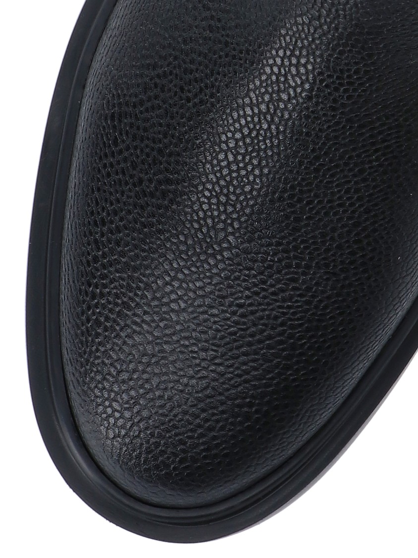 Thom Browne Chelsea High Boot In Black