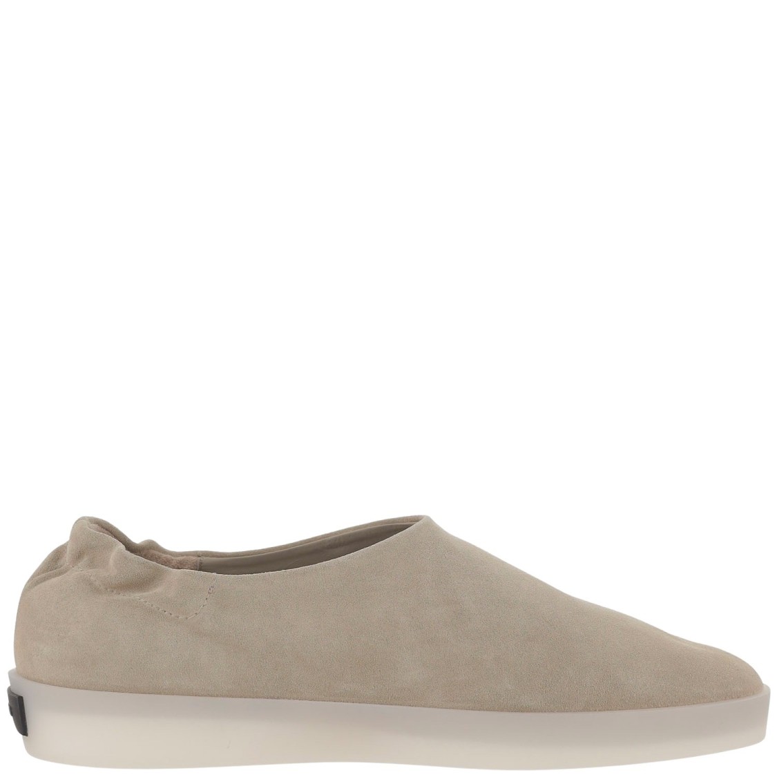 Fear Of God Suede Mules With Round Toe And Aesthetic In Grey