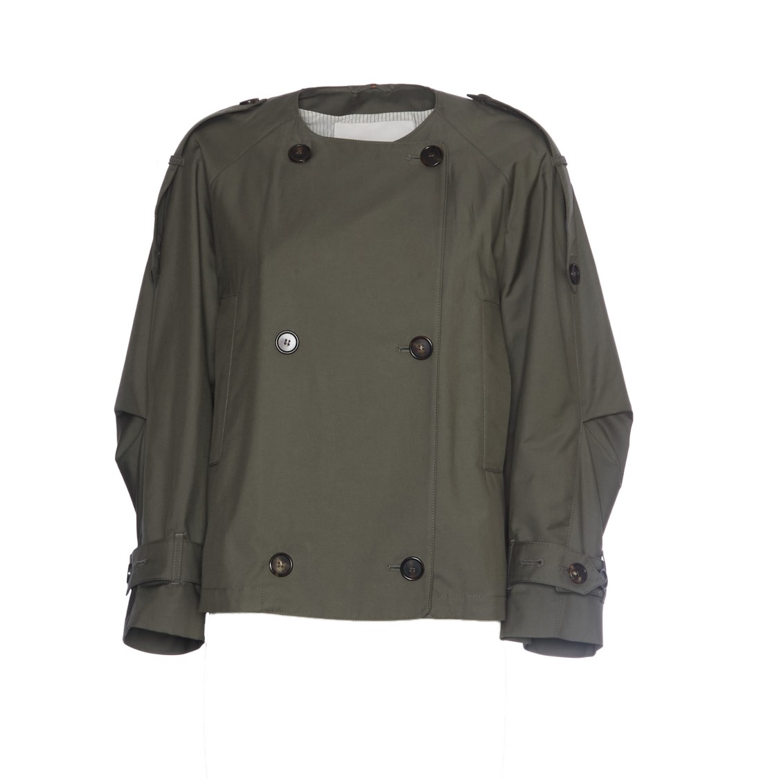 Max Mara Impermeabile Jim Casual in Green | THE LIST Max Mara Impermeabile Jim Casual in Green | THE LIST