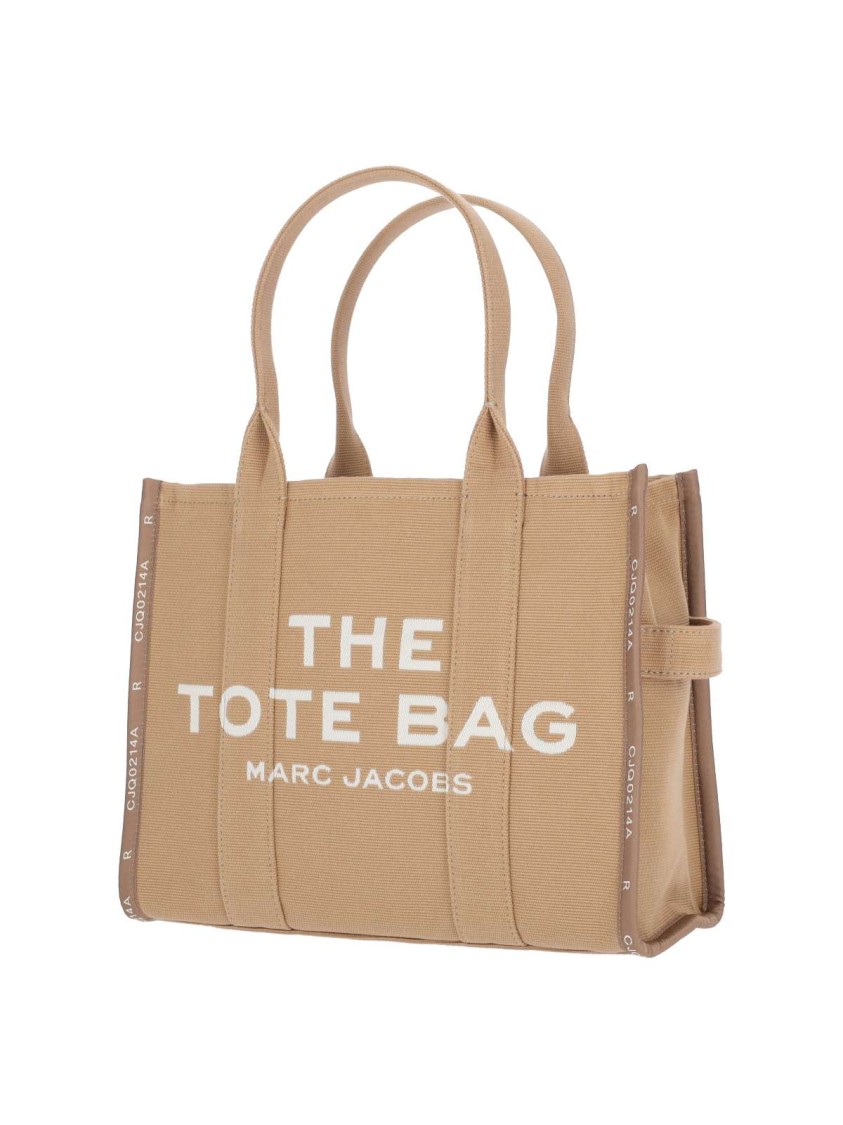 Marc Jacobs Ithe Large Tote Bag N Canvas With Jacquard Logo