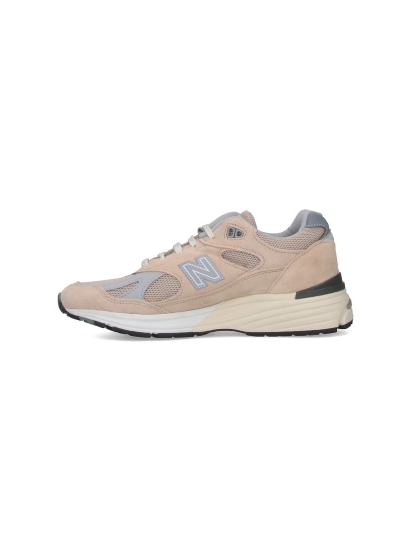 New Balance 991 V2 Suede And Mesh Low-top Sneakers