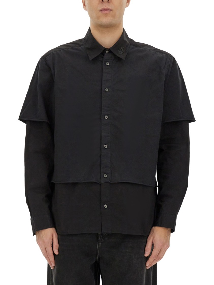 Shop Diesel S-gaston-o Shirt In Black