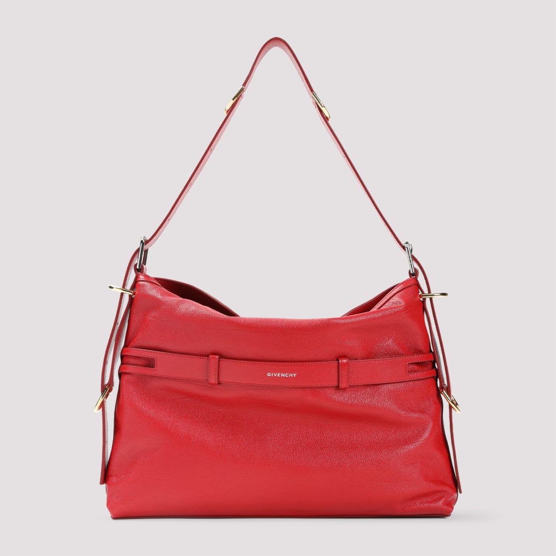 Givenchy Voyou Media Shoulder Bag In Red