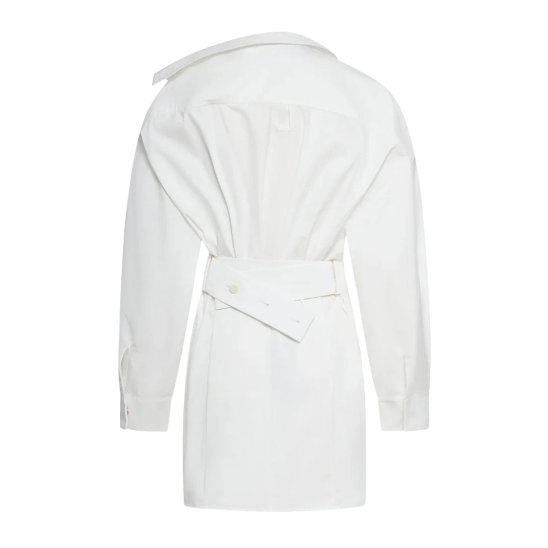 Jacquemus Les Sculptures Dropped Shoulder La Mini Robe Chemisier Dress