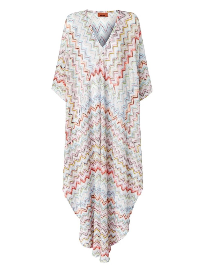 Missoni Zigzag Pattern Long Cover-up