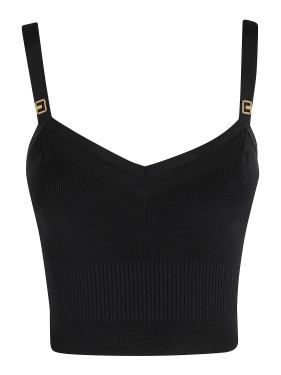 Elisabetta Franchi Sleeveless Fitted Viscose Dress | THE LIST