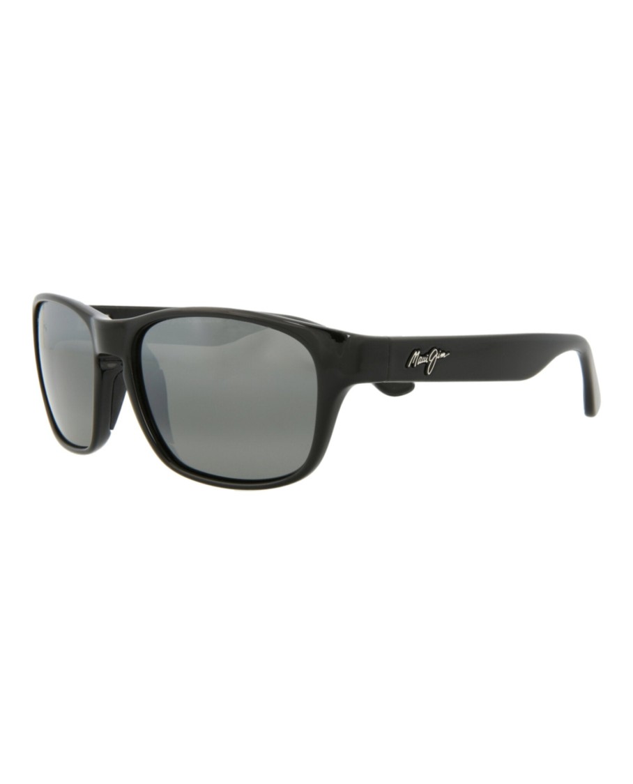 Maui Jim Square-frame Nylon Sunglasses In Gray