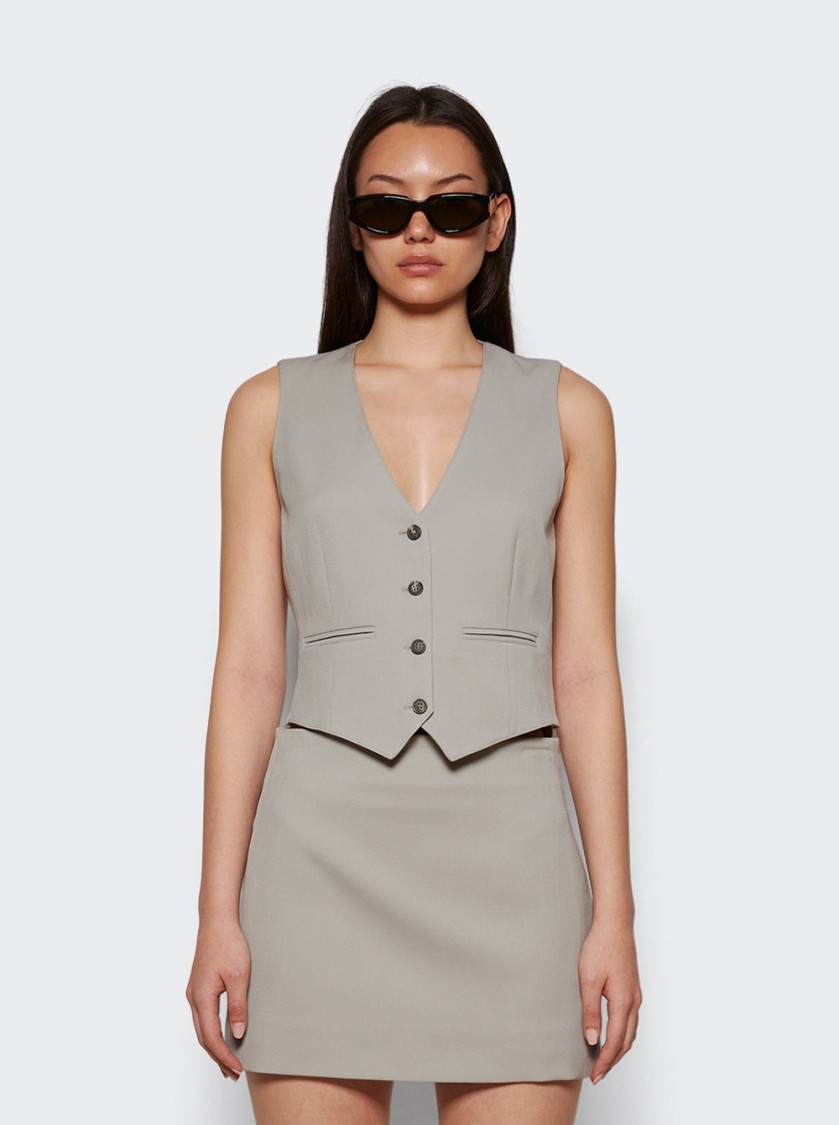 Wardrobe.nyc Waistcoat Cement