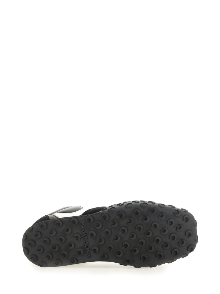 Marine Serre Metal Free Leather Low-top Sneakers