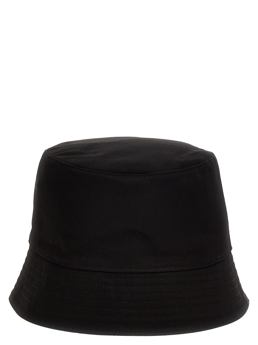 Alexander Mcqueen Mcqueen Logo Bucket Hat In Black