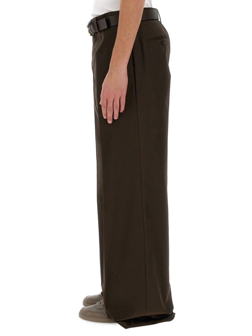 Dolce & Gabbana Men Tailored Pants In Brown