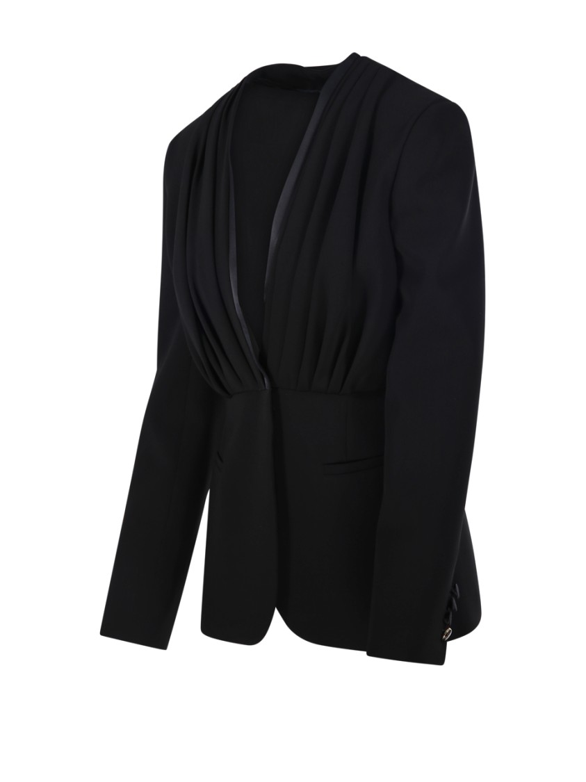 Shop Max Mara Pianoforte Gradi Blazer In Black