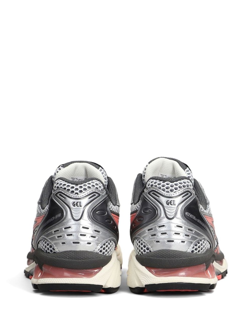 Asics Breathable Mesh Sneakers With Cushioned Sole In White