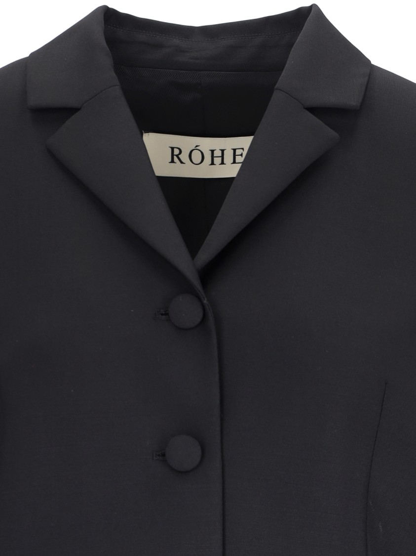 Rohe Róhe Róhe Single-breasted Blazer In Black