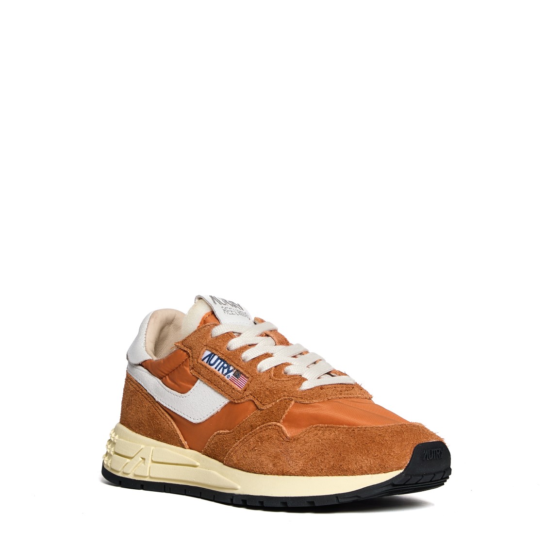 Shop Autry Low-top Sneakers With Amber Accents In Brown