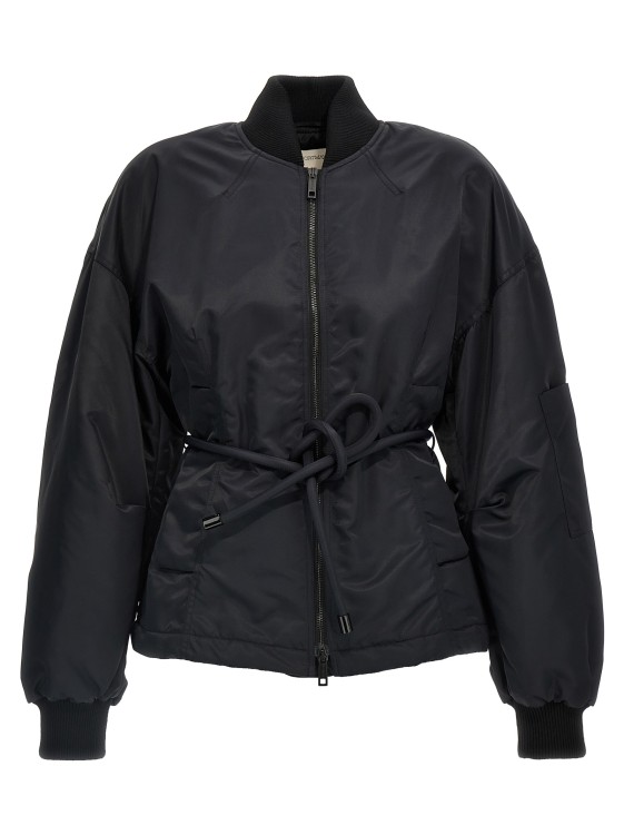 アウターその他 SPORTMAX 'Zebu' bomber jacket Black  2512021011600 Sportmax 'Zebu' Bomber Jacket in Black | THE LIST