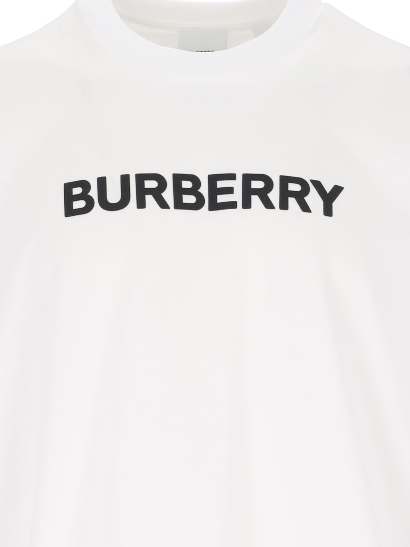 Burberry Oversized T-shirt That Sports The House Logo On The Front