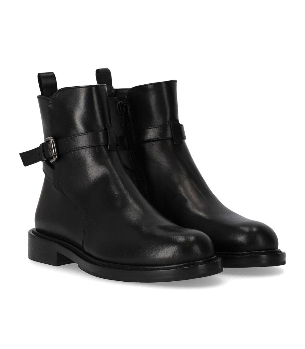 Guglielmo Rotta Peace Black Ankle Boot In Black