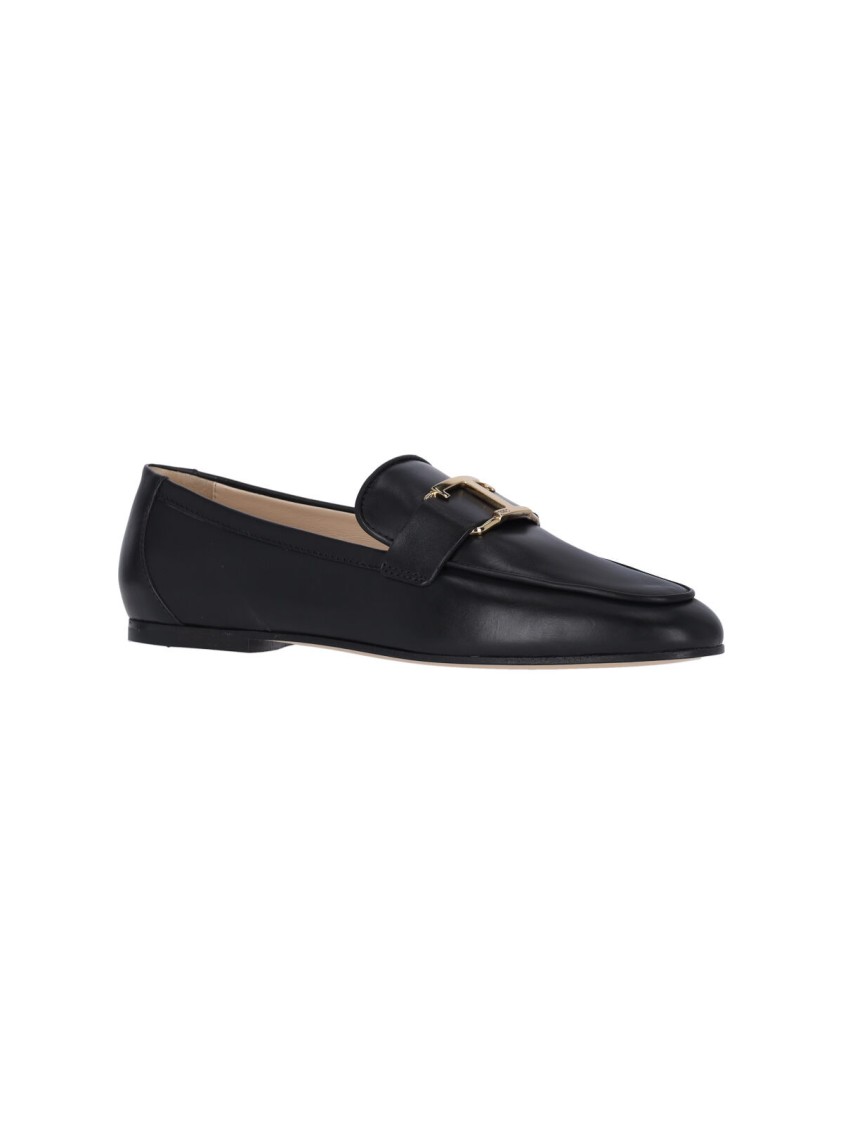 Shop Tod's T Timeless' Moccasins – Black