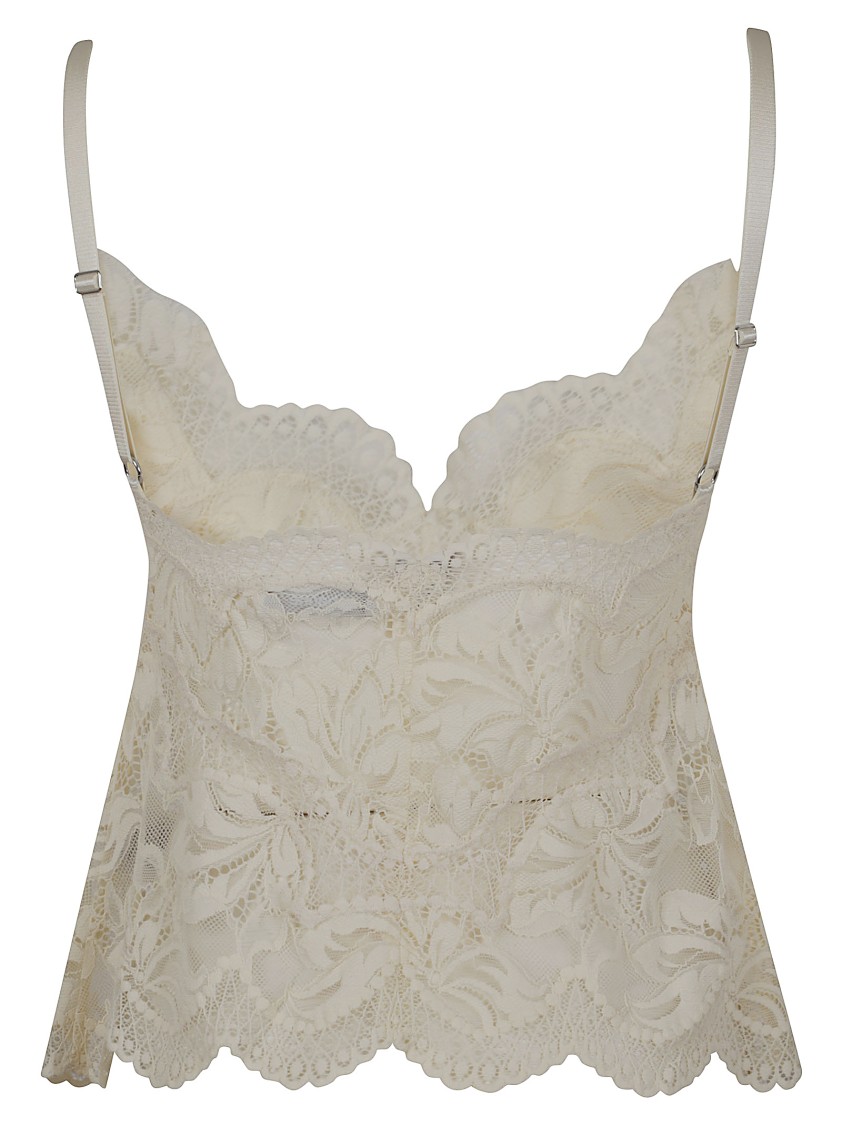 RABANNE RABANNE DELICATE STRETCH LACE CAMISOLE