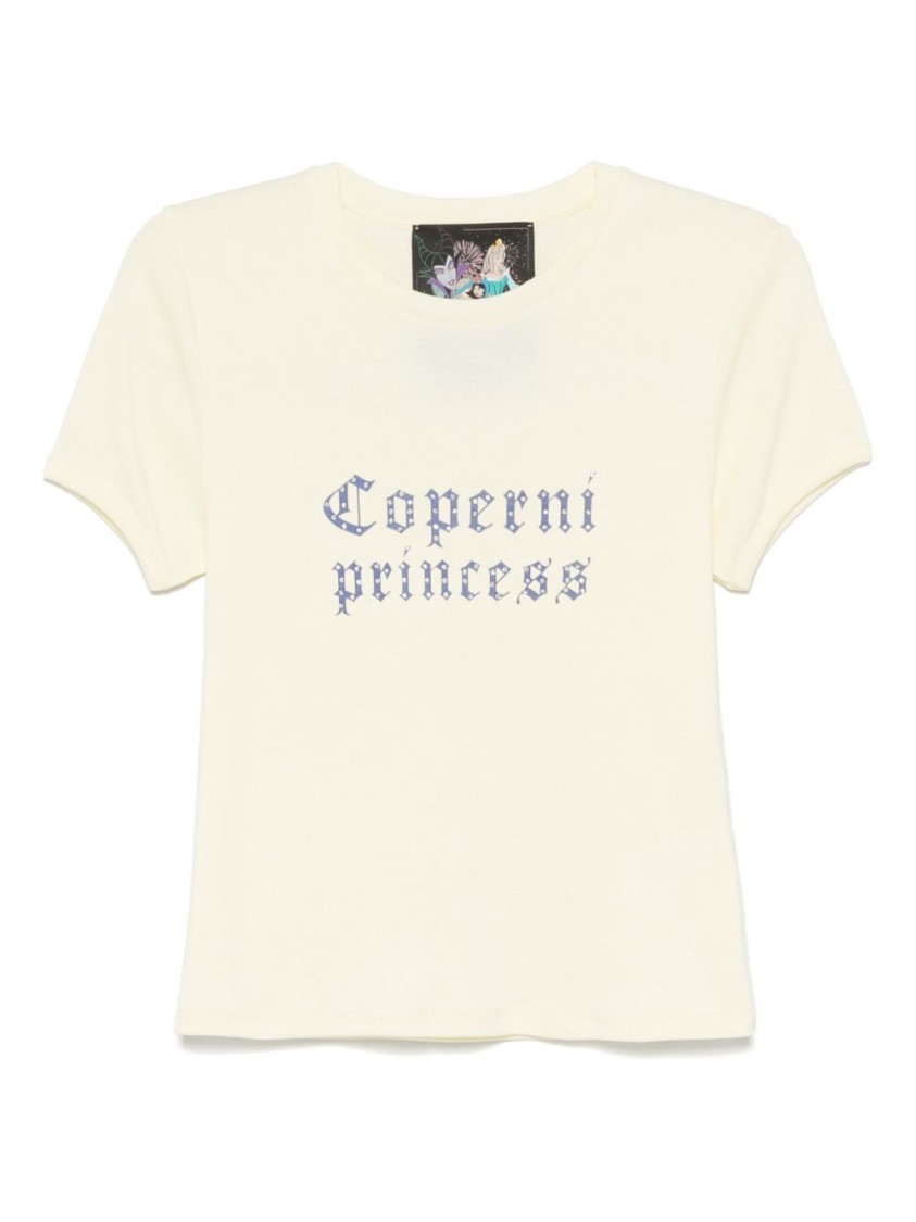 Coperni Fitted T-shirt With Playful Graphic And Round Neckline