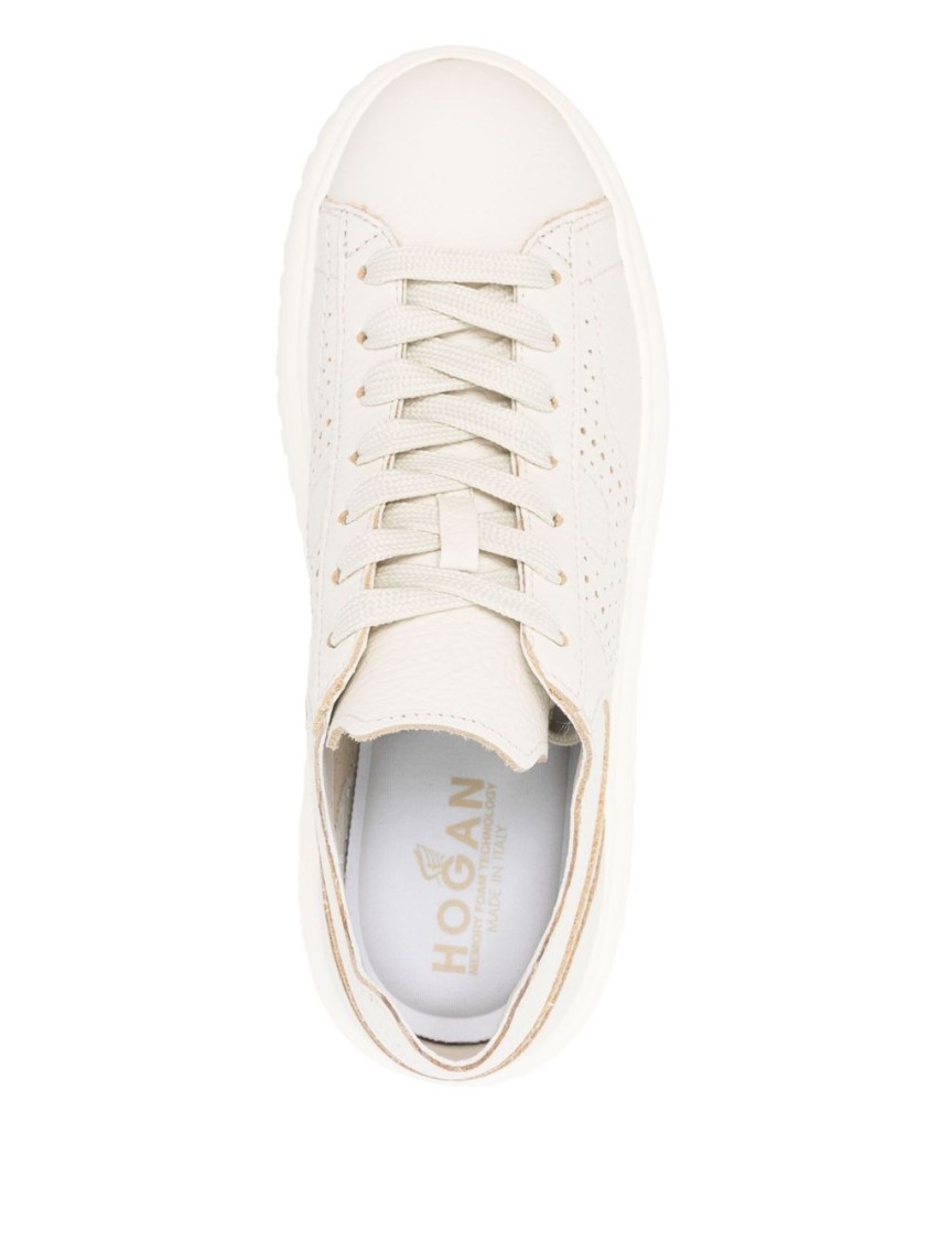 スニーカー Hogan Elevated White Sneakers With Textured Upper Hogan Elevated White Sneakers With Textured Upper | ModeSens