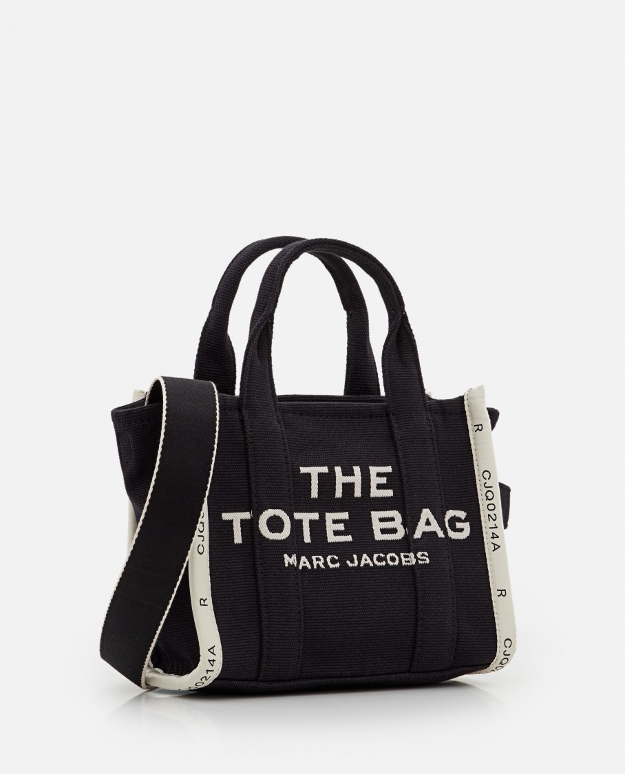Marc Jacobs Small Jacquard Tote Bag In Black
