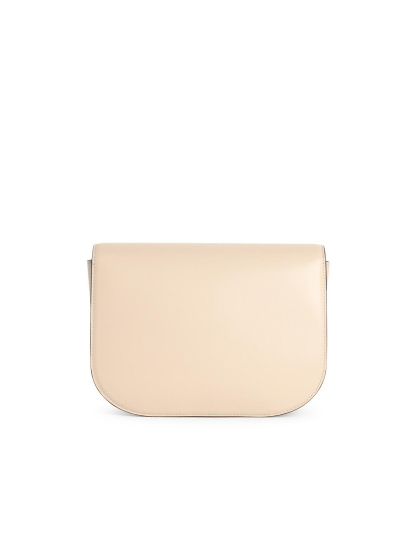 Shop Furla 'sfera' Leather Crossbody Bag In Neutrals