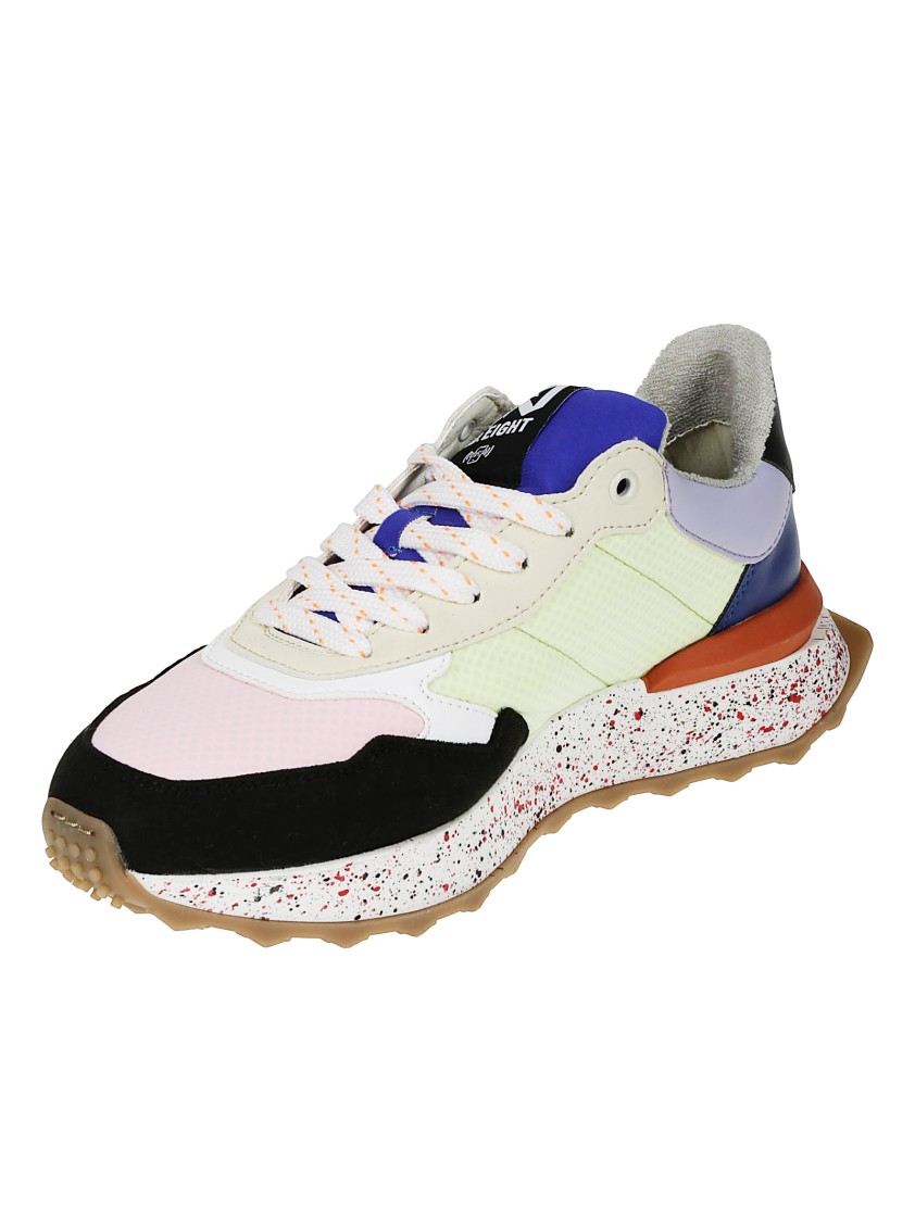 Id.eight Vibrant Eco-friendly Sneakers With Chunky Sole