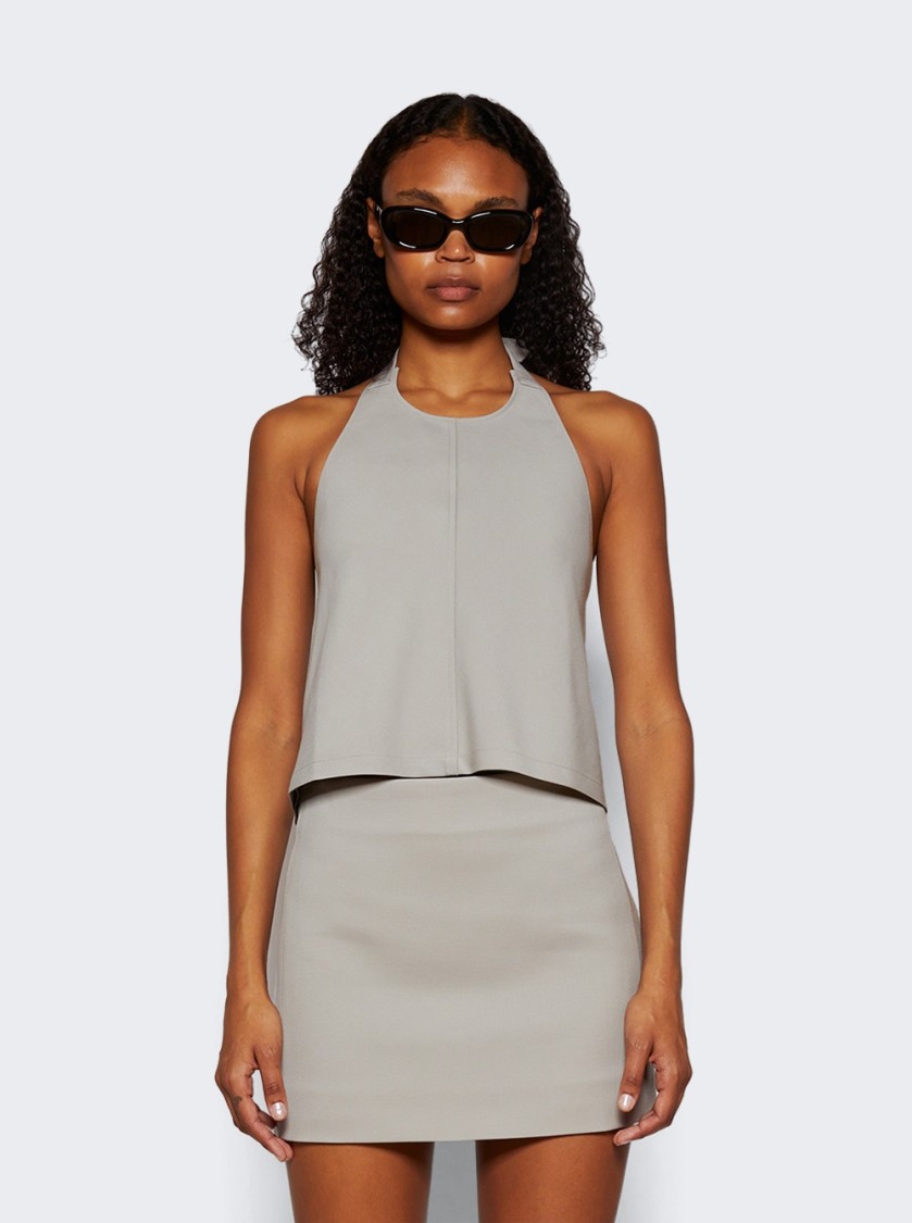 Wardrobe.nyc Column Mini Skirt In White