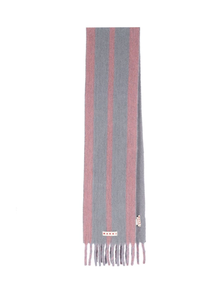 Marni Alpaca And Wool Scarf Scarves And Foulards Multicolor