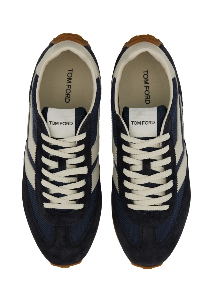 Shop Tom Ford Sneaker "mick" In Black