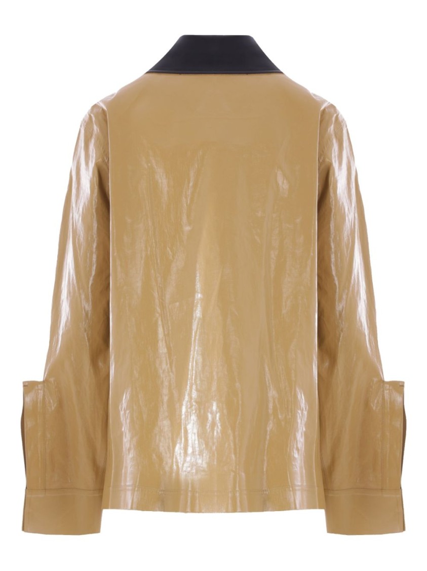 Jil Sander Beige Waxed Jacket