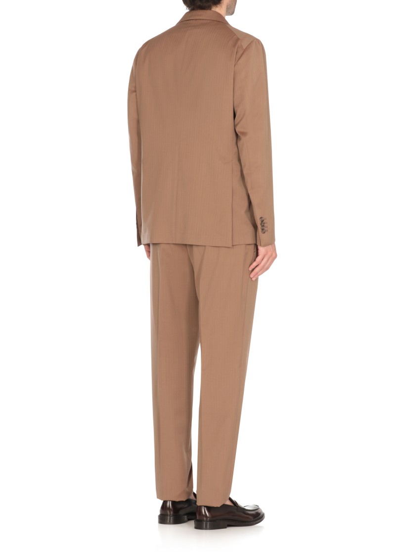 Tagliatore Herringbone Patch-pockets Suit