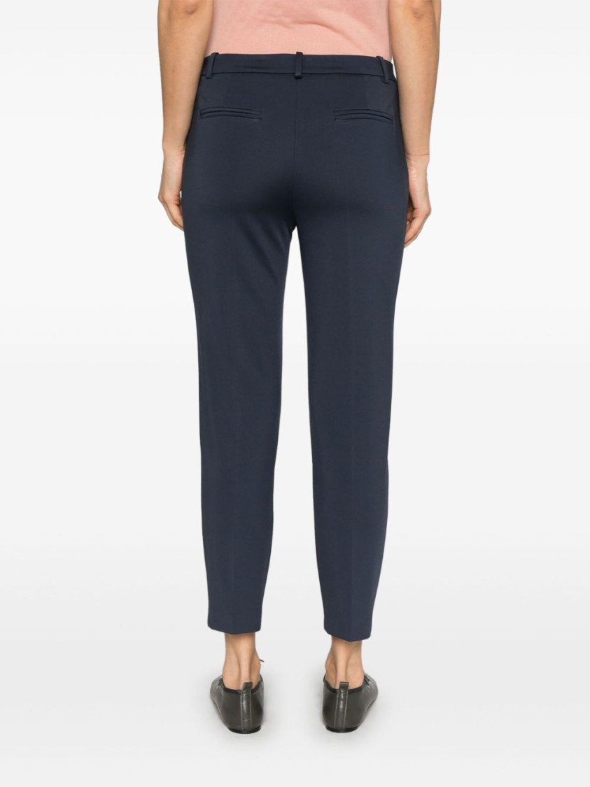 Pinko Beautiful Trousers With Belt Loops And Pockets In Blue