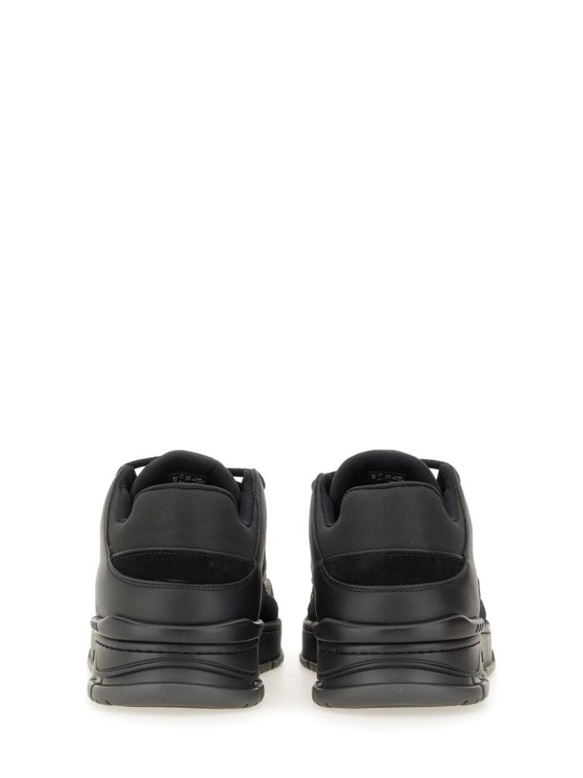 Axel Arigato Area Lo Sneakers In Black Suede And Leather In Black