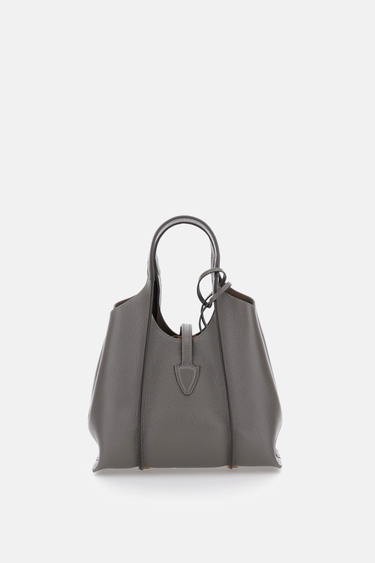 Tod's Tsb Small Shopping Bag In Gray