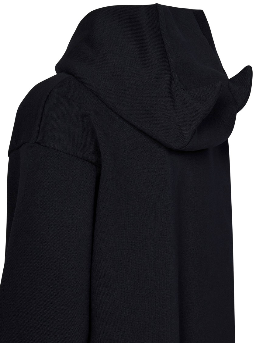 Coperni Black Sweater With Iconic Logo Print In Black