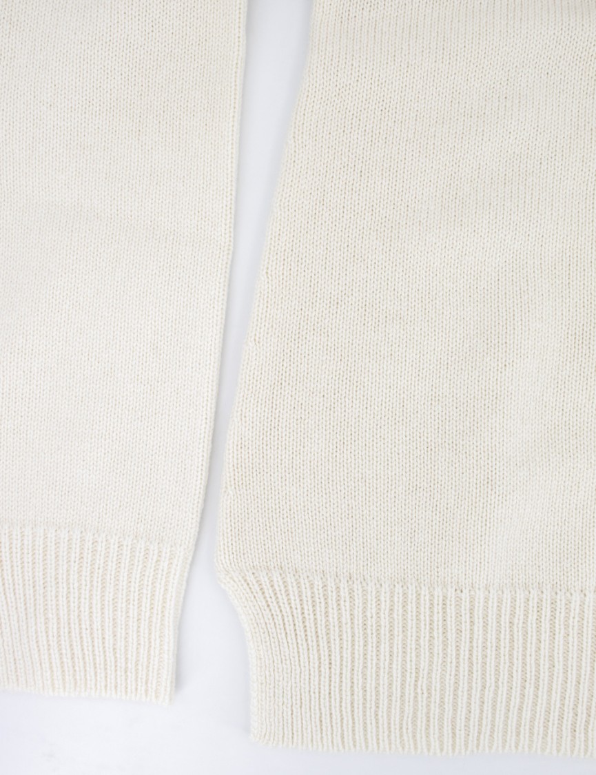 Panicale Cloud Geometric Pattern Turtleneck Jumper In Neutrals