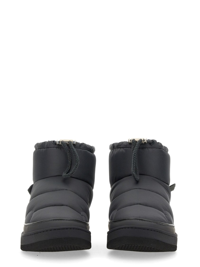 Lanvin Padded Ankle Boots In Black