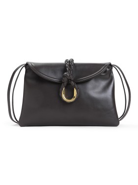 ショルダーバッグ・ポシェット Bottega Veneta Black Calf Leather Dustbag Soiree Mini Bag Bottega Veneta Black Calf Leather Dustbag Soiree Mini Bag