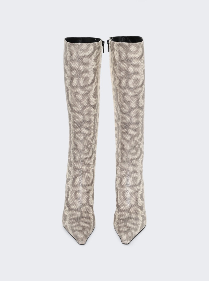 Alexander Wang Vivica 85 Knee High Boot Natural In Neutrals