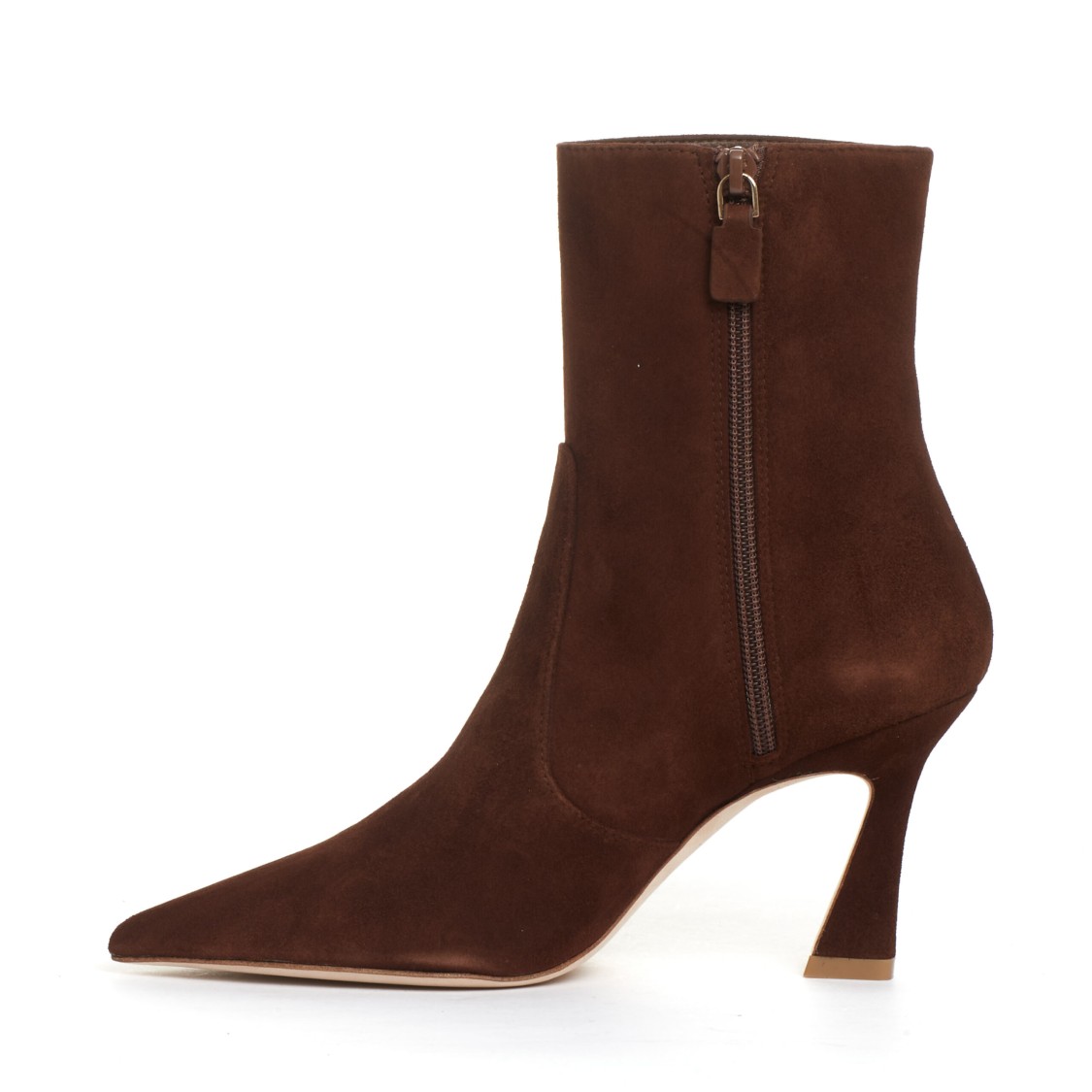 Stuart Weitzman High-heeled Short Boots In White
