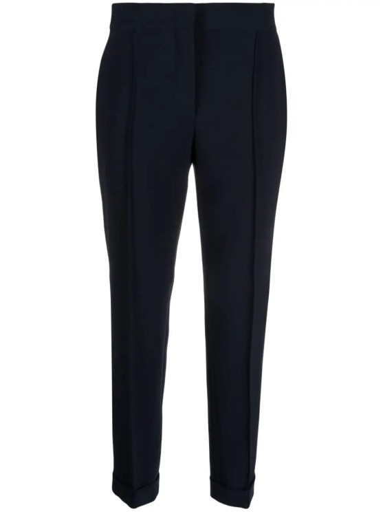 パンツ Moschino Tailored Black Trousers With Refined Cuffs Moschino Tailored Black Trousers With Refined Cuffs | THE LIST