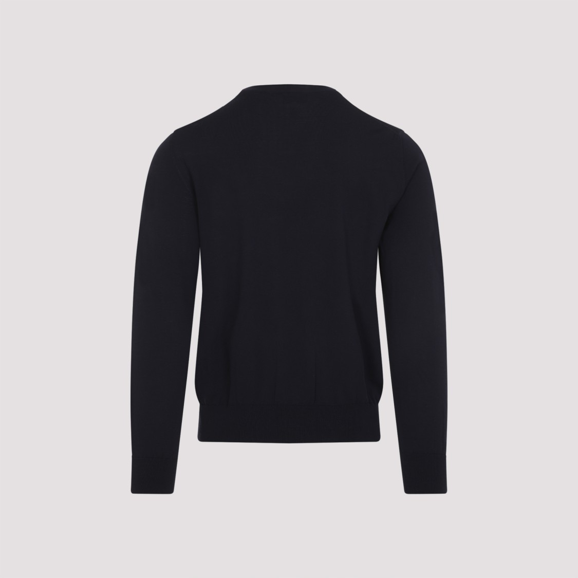 Brioni Crewneck Wool Sweater In Black